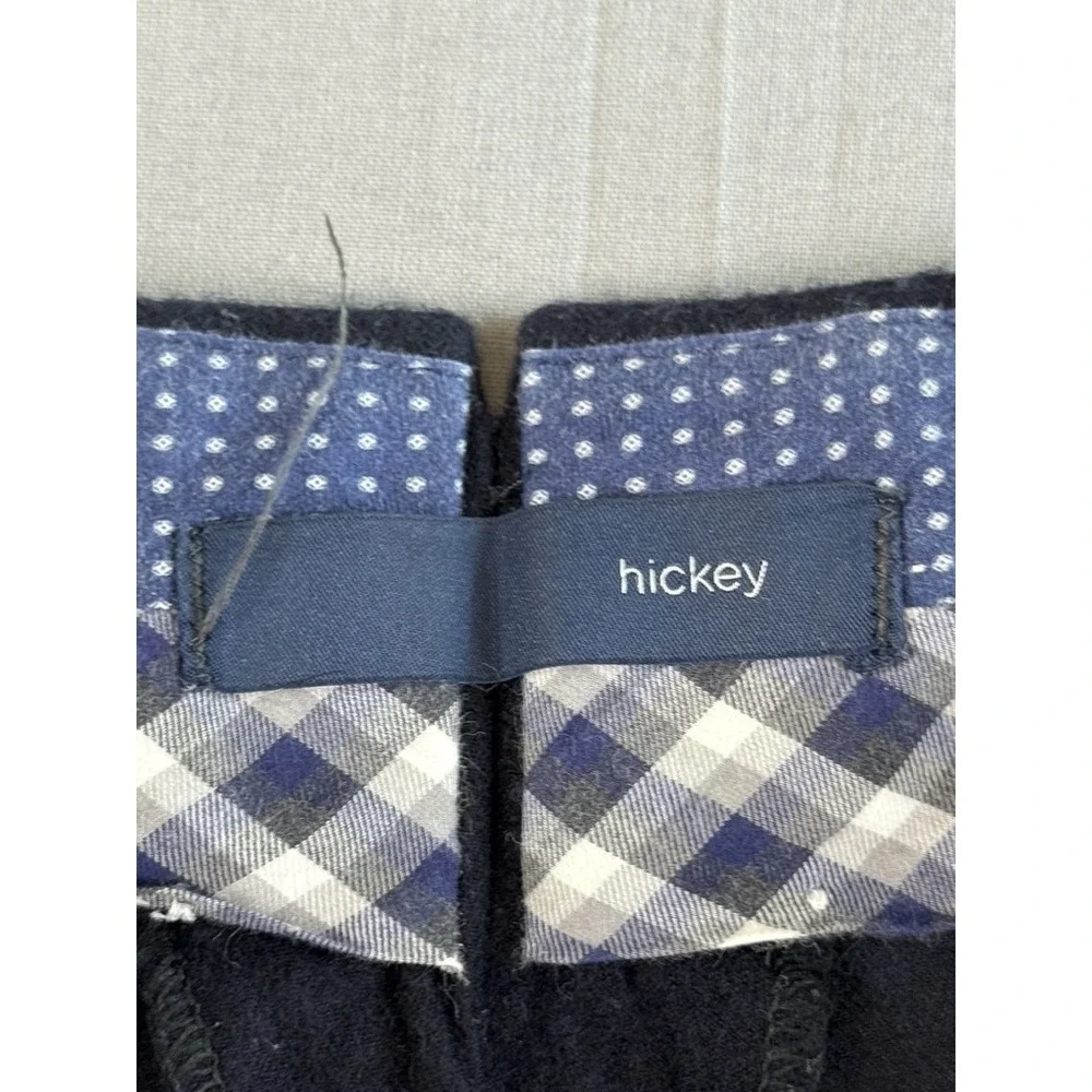 Hickey Freeman Pants Mens 36x26 Navy Blue 100% Wool American Woolen Co USA Dress